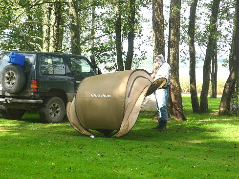 Im Kampf mit Wind, Wetter und Quechuan-Zelten ... Im Kampf mit Wind, Wetter und Quechuan-Zelten ...