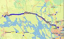 Und nochmal Planung: Weiter Richtung Stockholm ...