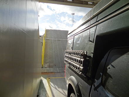 Geschafft! Rckwrtsausfahrt kann noch warten ...