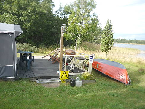 Der Dauercamper vom Udden Camp heute nicht vor Ort ...