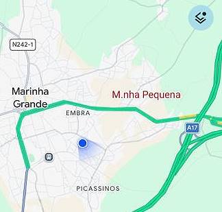 Marinha Grande mit Stadtteilen ...