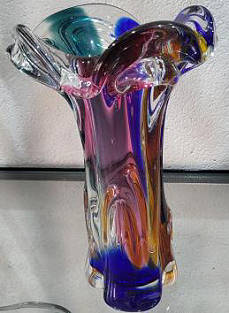 Glasblasen mit Farbgebung