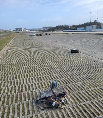 ... aber auch Reste in der N�he ...