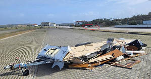 Das war wohl mal ein Wohnwagen ...