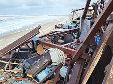 Reste einer Orkannacht ...