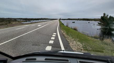 Portugal ertrinkt im Regen ...