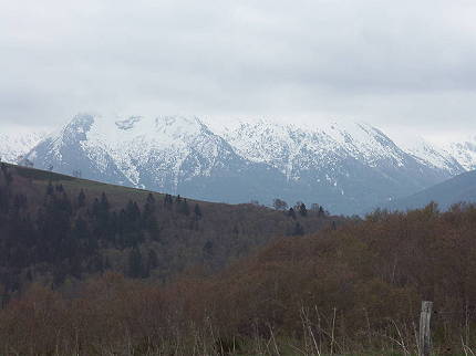 ... und Rckblick auf die Pyrenen ...