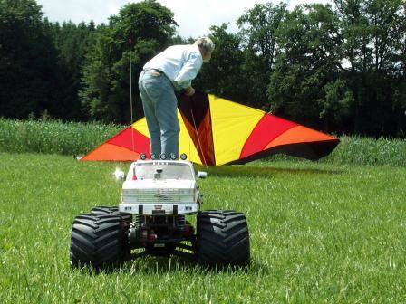 Wie startet man das Gespann am bequemsten?