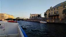 Bootsfahrt auf der Newa Bootsfahrt auf der Newa