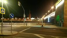 Die hell erleuchtete Nacht bricht an in Moskau ... Die hell erleuchtete Nacht bricht an in Moskau ...