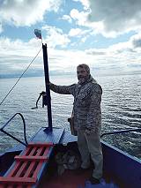 Der Passagier hält sich auf Deck ... Der Passagier hält sich auf Deck ...