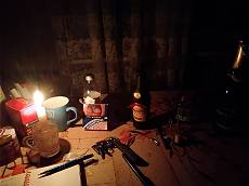 Stromlose Nacht in Tilsit ...