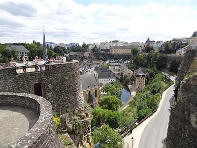 Blick ber die Stadt ...