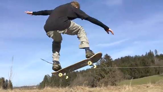 Jetzt nehme ich Fahrt auf ...