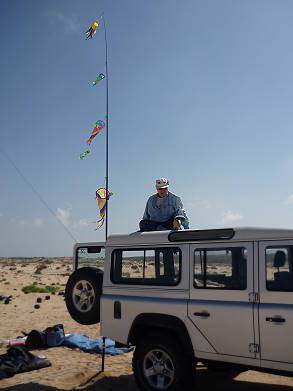 Kontakt mit der Zentrale steht ...