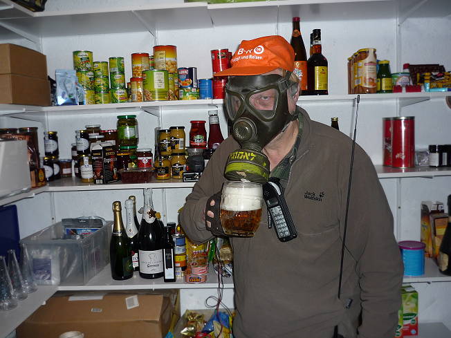 Letzter Zufluchtsort: Der eigene Keller ...