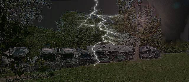 Ein Hurrikan naht ...