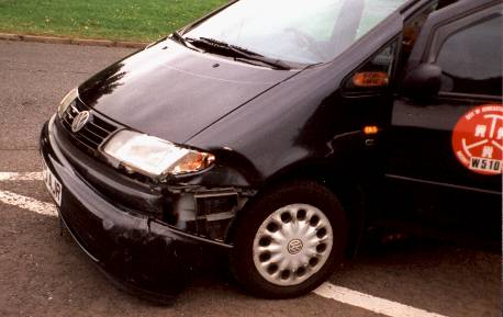 Ein Taxi darf nicht mehr weiterfahren ...