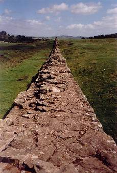 Hadrians Wall gegen Schottland ...