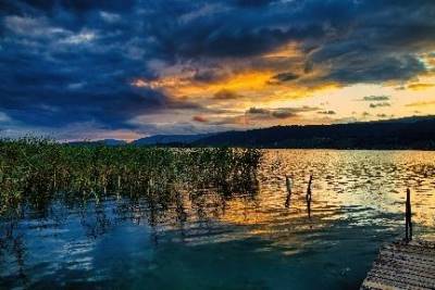 Abendstimmung am Bielersee
