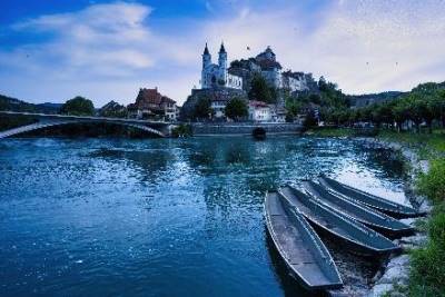 Naturschönheit Aare: Aarburg Naturschönheit Aare: Aarburg