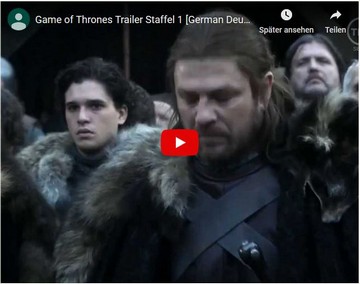 Nach Irland zum Eisernen Thron ...