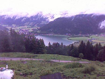 ... am (zum Glck :-)) verregneten Walchsee ...