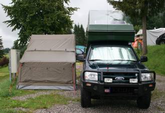 Unterwegs mit dem OZtent RV-1 ...
