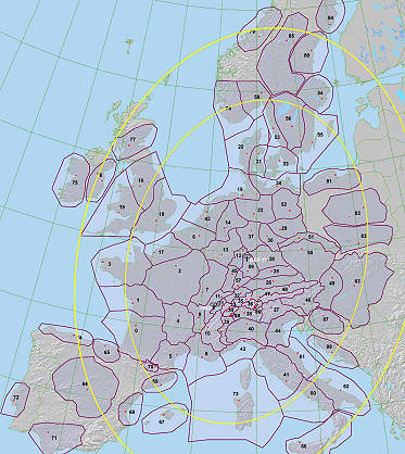 90 Regionen in Europa verfügbar ...