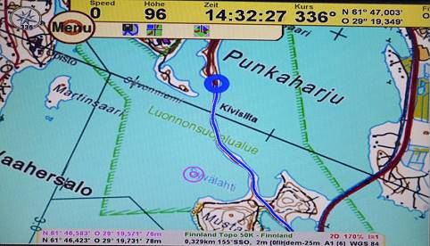 Monitorbild: Landstreifen Punkaharju ...