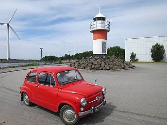 Erinnerungen werden wach: Ein Fiat 600 ...