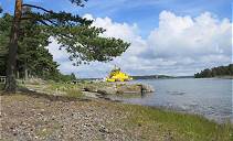 Blick auf Fhranleger und Schrenlandschaft