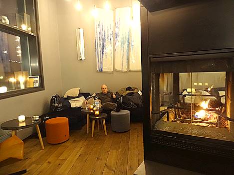 Noch eine ruhige Wartezeit im Svalbard Hotell ...