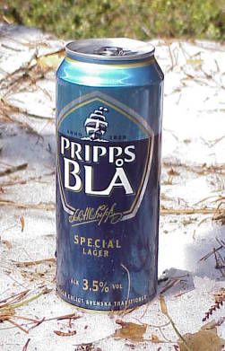 ... doch 3,5% Pripps ist gut zu trinken ...