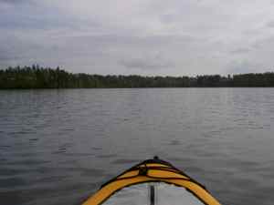 Erstes Paddeln in Schweden ...