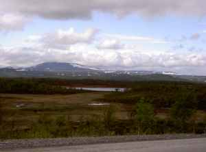 Fahrt durchs Fjll ...