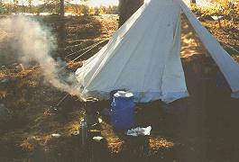 Lagerleben ... Brot toasten, Tee kochen und einfach nur genieen!