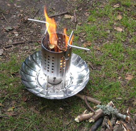 Anheizen vor dem kochen ...