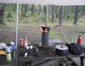 Kche unterm Tarp ...