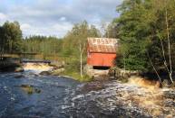 Wehr Hemmershult: Ausbootstelle genau vorm Haus ... 