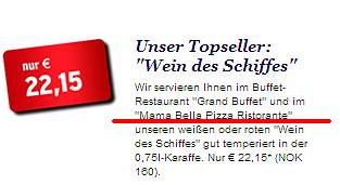 Leere Versprechungen ...