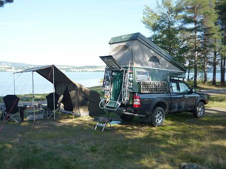 Camp mit Seeblick ... Camp mit Seeblick ...