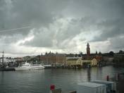 Finstere Ausfahrt: Abfahrt in Helsingborg ...