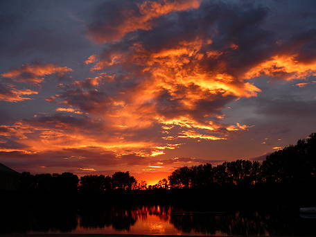 ... und beeindruckender Tour-Abschiedshimmel ... ... und beeindruckender Tour-Abschiedshimmel ...