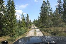 Grunningsdal Piste: Ende nach 15 Kilometern an einer kleinen Htte