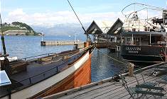 Viele alte Schiffe vor der Werft ...