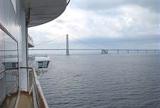 Storebaelt Brcke noch vor dem Abendessen ...