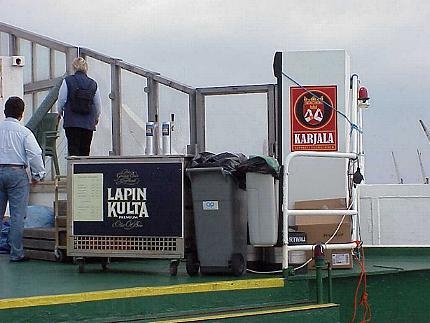 Das Decks-Bier steht schon kalt ...