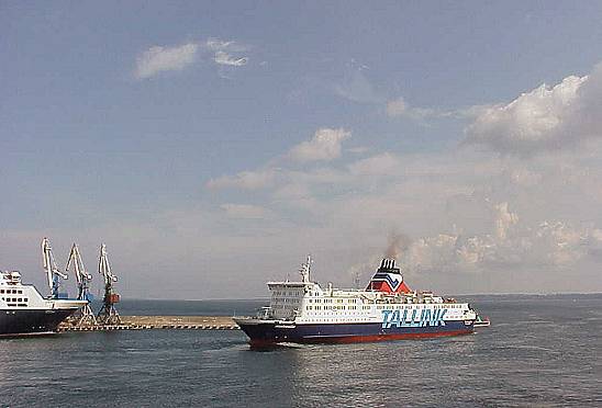 Im Hafen von Tallinn ...