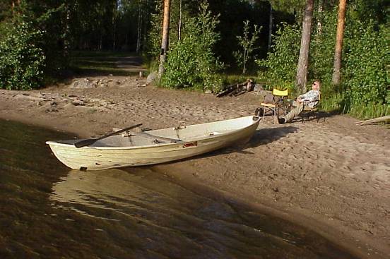 Strandidylle mit Redakteur ...